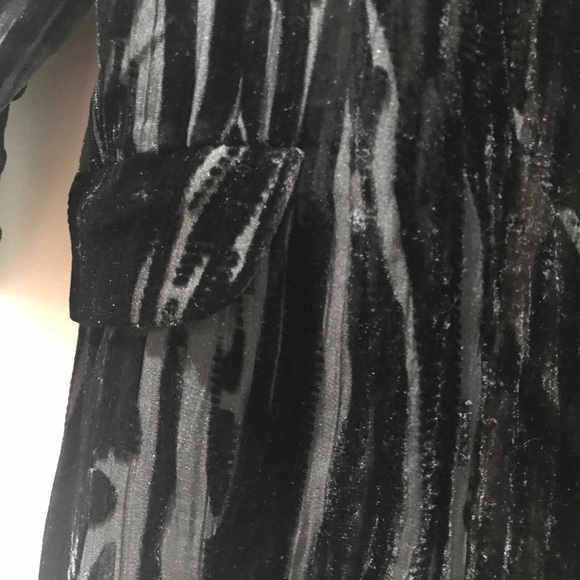 Alberto Makai Black Velvet Blazer M Women Zebra Animal print - Picture 3 of 11